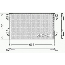 DCN23015 DENSO Конденсатор, кондиционер