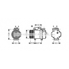 FDK468 Prasco Компрессор, кондиционер