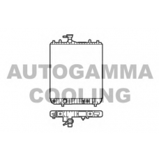 102870 AUTOGAMMA Радиатор, охлаждение двигателя