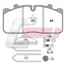 BKM1279 CASALS Комплект тормозных колодок, дисковый тормоз