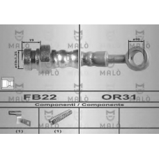 80482 Malo Тормозной шланг