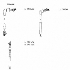 600/466 BREMI Комплект проводов зажигания