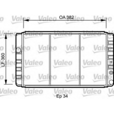 731248 VALEO Радиатор, охлаждение двигателя