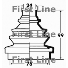 FCB2334 FIRST LINE Пыльник, приводной вал