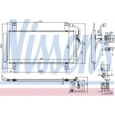 940352 NISSENS Конденсатор, кондиционер