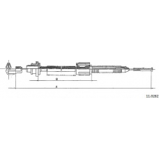 11028.2 CABOR Тросик спидометра