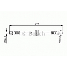 1 987 481 259 BOSCH Тормозной шланг