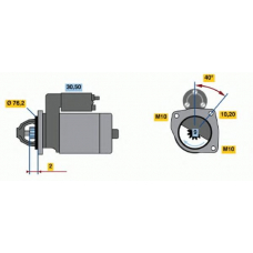 0 986 016 840 BOSCH Стартер