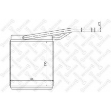 10-35069-SX STELLOX Теплообменник, отопление салона