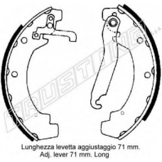 124.272 TRUSTING Комплект тормозных колодок