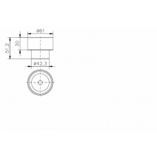 TKR 9820 TIMKEN Паразитный / ведущий ролик, зубчатый ремень