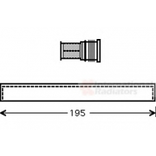 1700D344 VAN WEZEL Осушитель, кондиционер