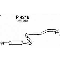 P4216 FENNO Средний глушитель выхлопных газов