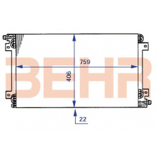 7004075 BEHR Condenser