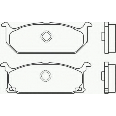 2125202 TEXTAR Комплект тормозных колодок, дисковый тормоз