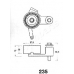 BE-235 JAPANPARTS Устройство для натяжения ремня, ремень грм
