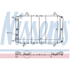 63569 NISSENS Радиатор, охлаждение двигателя