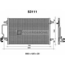 F4-53111 STANDARD Конденсатор, кондиционер