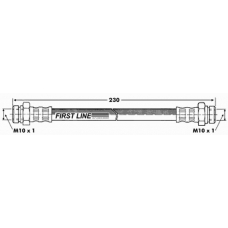 FBH6815 FIRST LINE Тормозной шланг