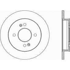 BDA2184.10 OPEN PARTS Тормозной диск