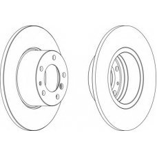 DDF210-1 FERODO Тормозной диск
