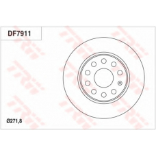DF7911 TRW Тормозной диск