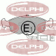 LP457 DELPHI Комплект тормозных колодок, дисковый тормоз