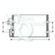 CO0040 EQUAL QUALITY Конденсатор, кондиционер