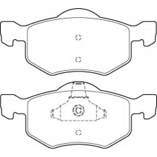 BP1408 QUINTON HAZELL Комплект тормозных колодок, дисковый тормоз