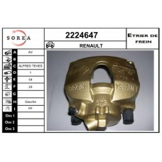 2224647 EAI Тормозной суппорт