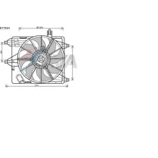 RT7544 AVA Вентилятор, охлаждение двигателя