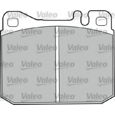 540162 VALEO Комплект тормозных колодок, дисковый тормоз