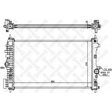 10-26026-SX STELLOX Радиатор, охлаждение двигателя