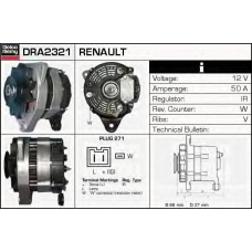 DRA2321 DELCO REMY Генератор