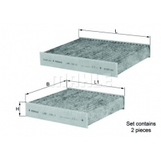 LAK 191/S MAHLE Фильтр, воздух во внутренном пространстве
