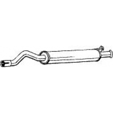 105-159 BOSAL Средний глушитель выхлопных газов