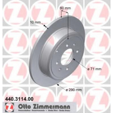 440.3114.00 ZIMMERMANN Тормозной диск