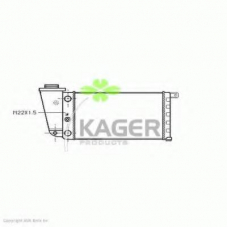 31-3622 KAGER Радиатор, охлаждение двигателя