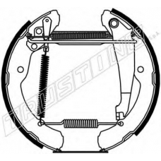 6281 TRUSTING Комплект тормозных колодок