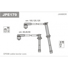 JPE179 JANMOR Комплект проводов зажигания