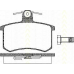 8110 10116 TRISCAN Комплект тормозных колодок, дисковый тормоз