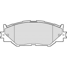 CBP01632 COMLINE Комплект тормозных колодок, дисковый тормоз