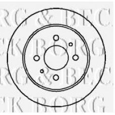 BBD4198 BORG & BECK Тормозной диск