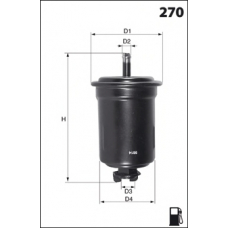 ELE3586 MECAFILTER Топливный фильтр