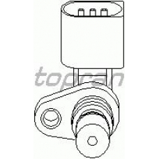 111 384 TOPRAN Датчик частоты вращения, управление двигателем