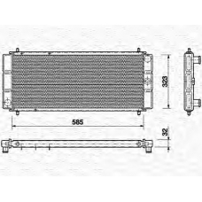 350213720000 MAGNETI MARELLI Радиатор, охлаждение двигател