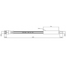 VBH627 MOTAQUIP Тормозной шланг