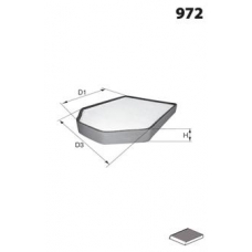JKR7133 MECAFILTER Фильтр, воздух во внутренном пространстве