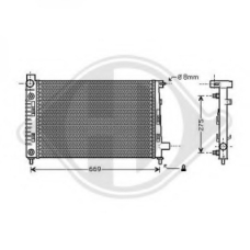 8121188 DIEDERICHS Радиатор, охлаждение двигателя