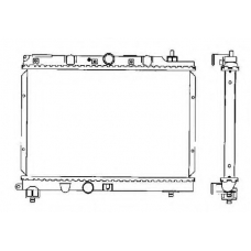 55306 NRF Радиатор, охлаждение двигателя